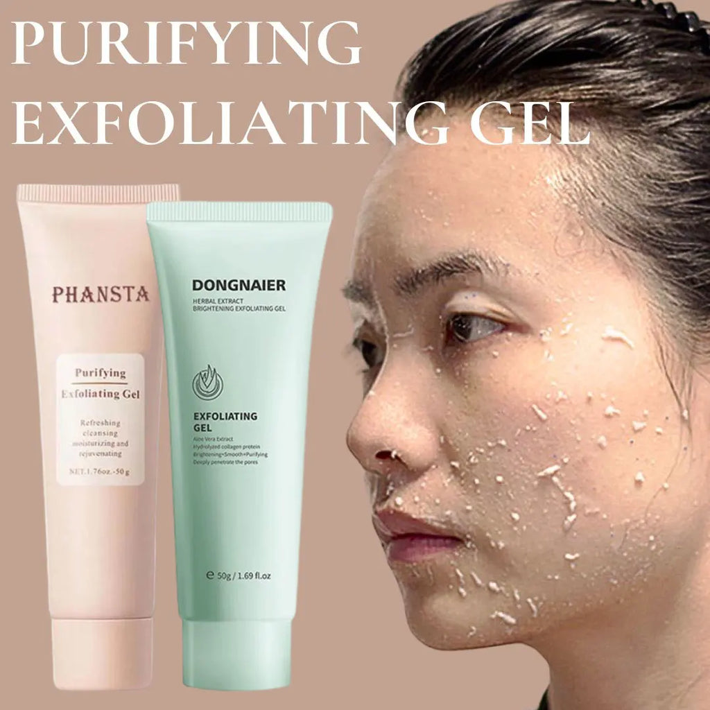 Brightening Herbal Extract Exfoliating Facial Scrub Gel | Qme Facial Exfoliating Scrub Qme