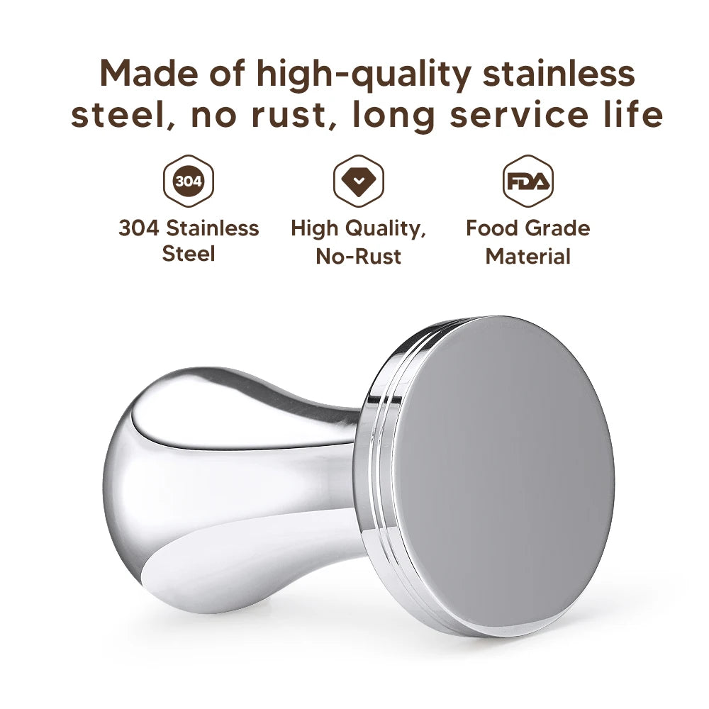 RECAFIMIL 51mm Espresso Tamper – DeLonghi Portafilter Fit Espresso Tamper Qst