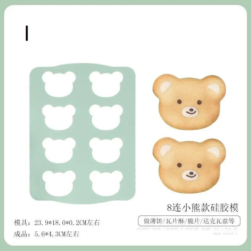 Silicone Dacquoise & Cookie Mold – Japanese Cake Decorating Silicone Baking Mold Qst I