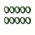 Green Self-Adhesive Floral Tape Bouquet Wrapping – 10 Rolls Floral Craft Tape Qme 10pcs