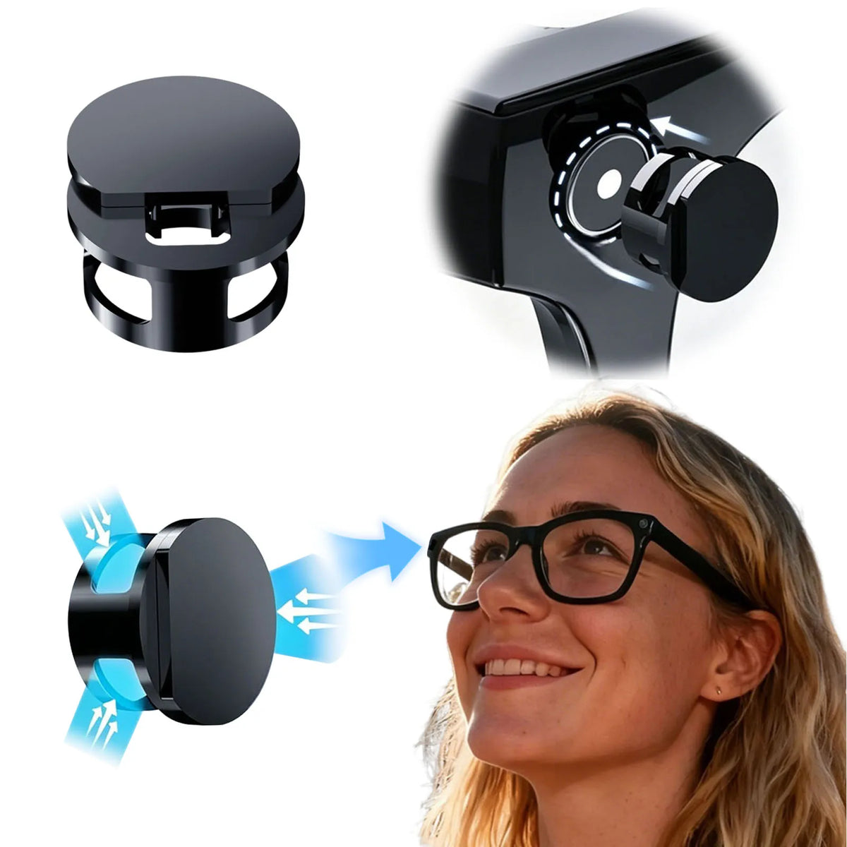 LED Dimming Blocker Cover for Meta Smart Glasses Camera Lens Smart Glasses Accessory Qme