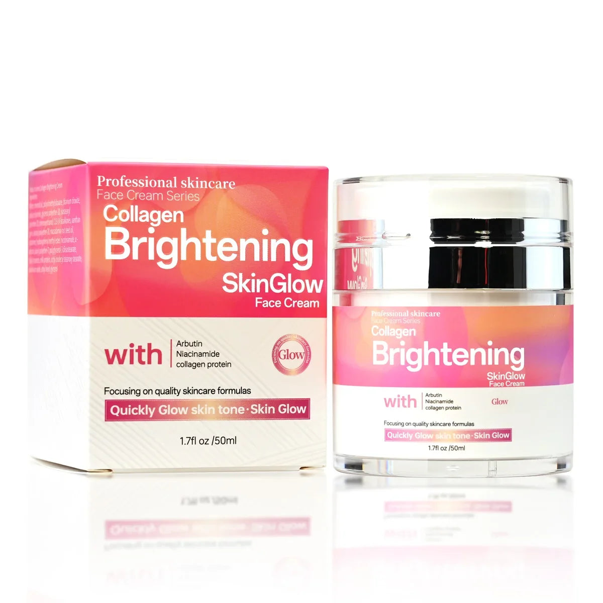 Collagen & Hyaluronic Acid Face Cream – Smoothing & Brightening Face Moisturizer Cream Qme