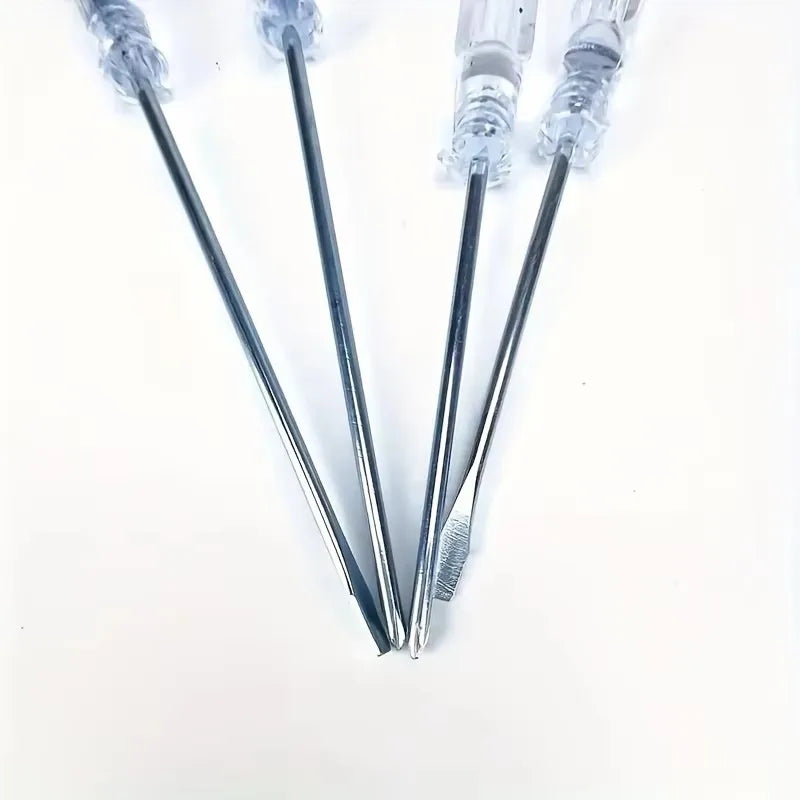 4-Piece Precision Mini Screwdriver Set – Ergonomic Clear Handle Precision Screwdriver Set Qme