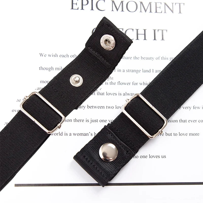 Women's Buckle-Free Elastic Invisible Belt – 29 Colors Elastic Invisible Belt Qme