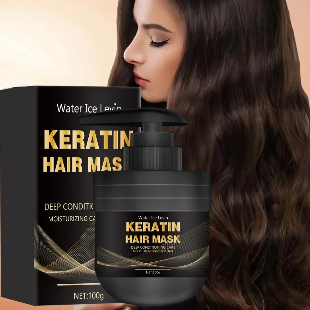 Keratin Hair Mask – 5-Second Frizz Repair & Smoothing Treatment Keratin Hair Mask Qme