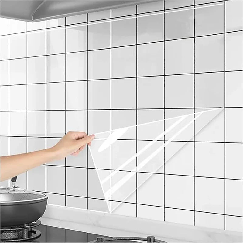 Transparent Waterproof Oil-Resistant Self-Adhesive Wall Sticker Wall Sticker Film Qme