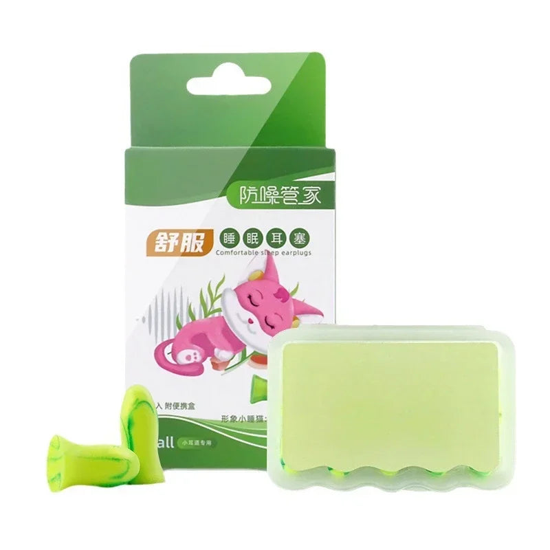 Soft Foam Earplugs for Sleeping & Noise Reduction – 4 Colors Foam Earplugs Qme