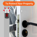 Wireless Door & Window Magnetic Sensor Burglar Alarm 130dB Door Window Alarm Qme Default Title