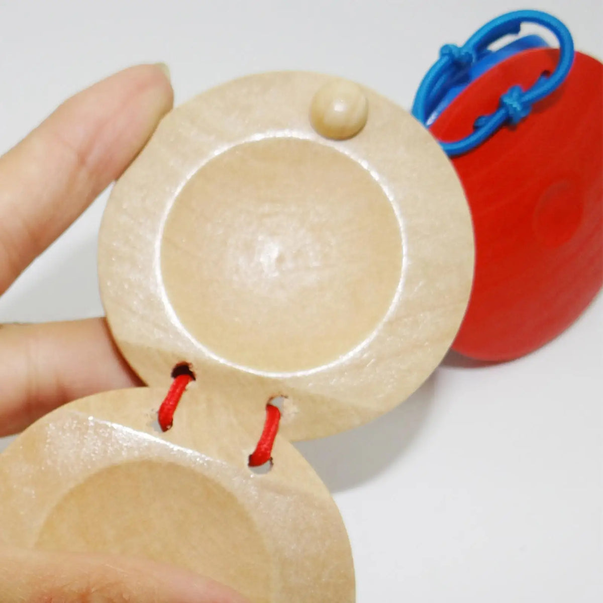 Wooden Castanets for Kids – Fun Musical Instrument Toy Kids Musical Toy Qme