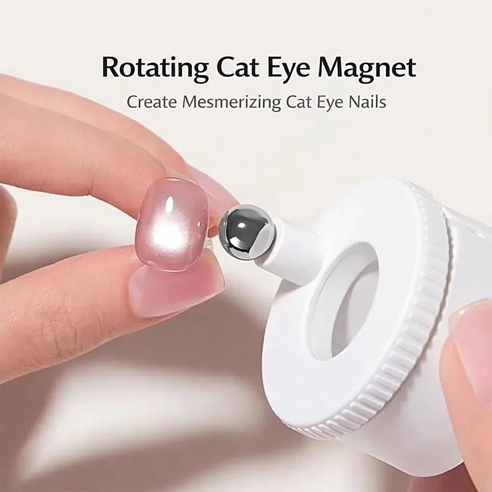 Cat Eye Nail Magnet Spinner – Automatic Glass Bead Art Tool Nail Art Tool Qme