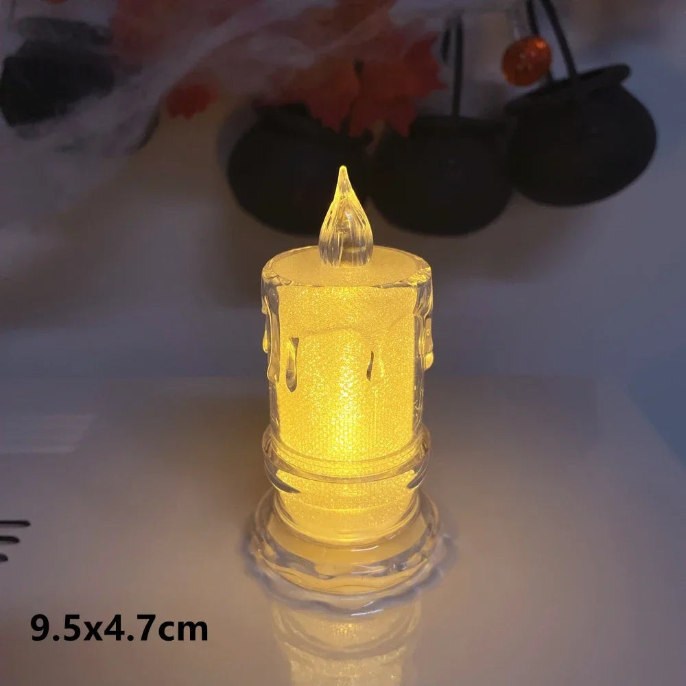 LED Crystal Candle Light – Flameless Smokeless Mini Candle LED Flameless Candle Qme 9.5x4.7cm M