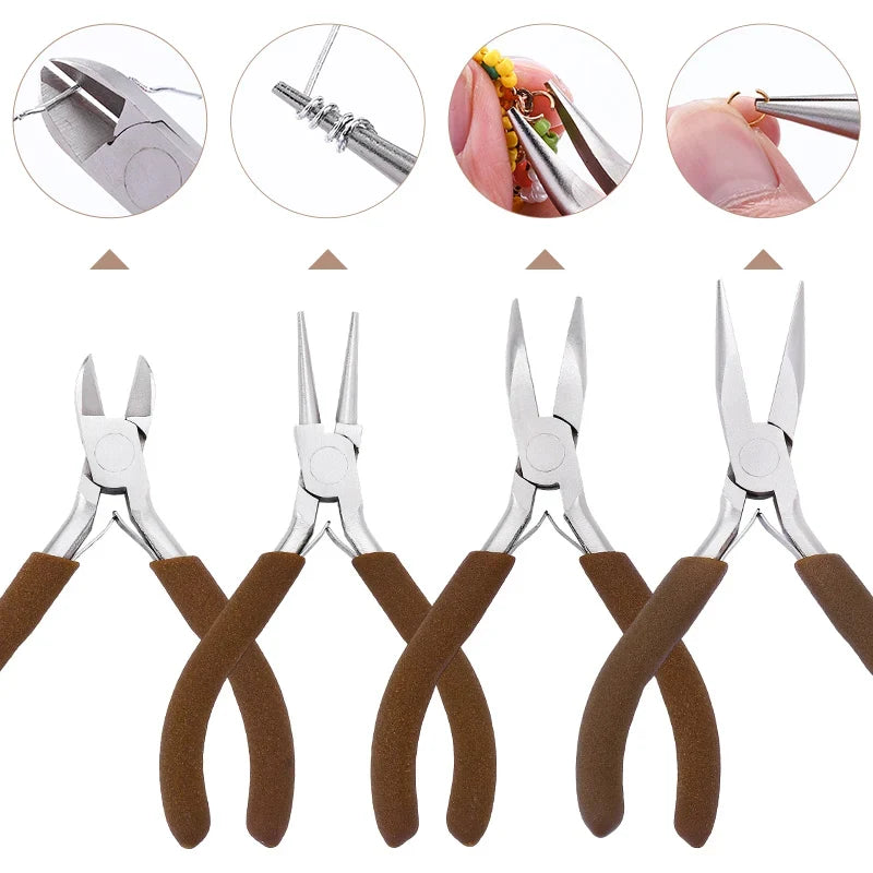 Professional Jewelry Making Pliers – Needle Nose & Round Wire Jewelry Making Pliers Qme
