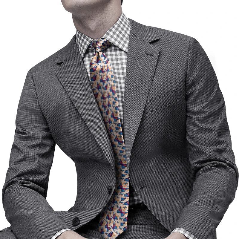 Men's 3D Butterfly Print Necktie | Casual & Formal Fashion Tie Novelty Necktie Qme