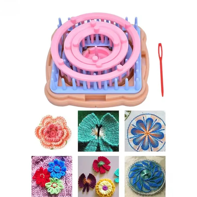 DIY Flower Loom Weaving Kit – Handmade Flower Making Tool Flower Loom Kit Qme