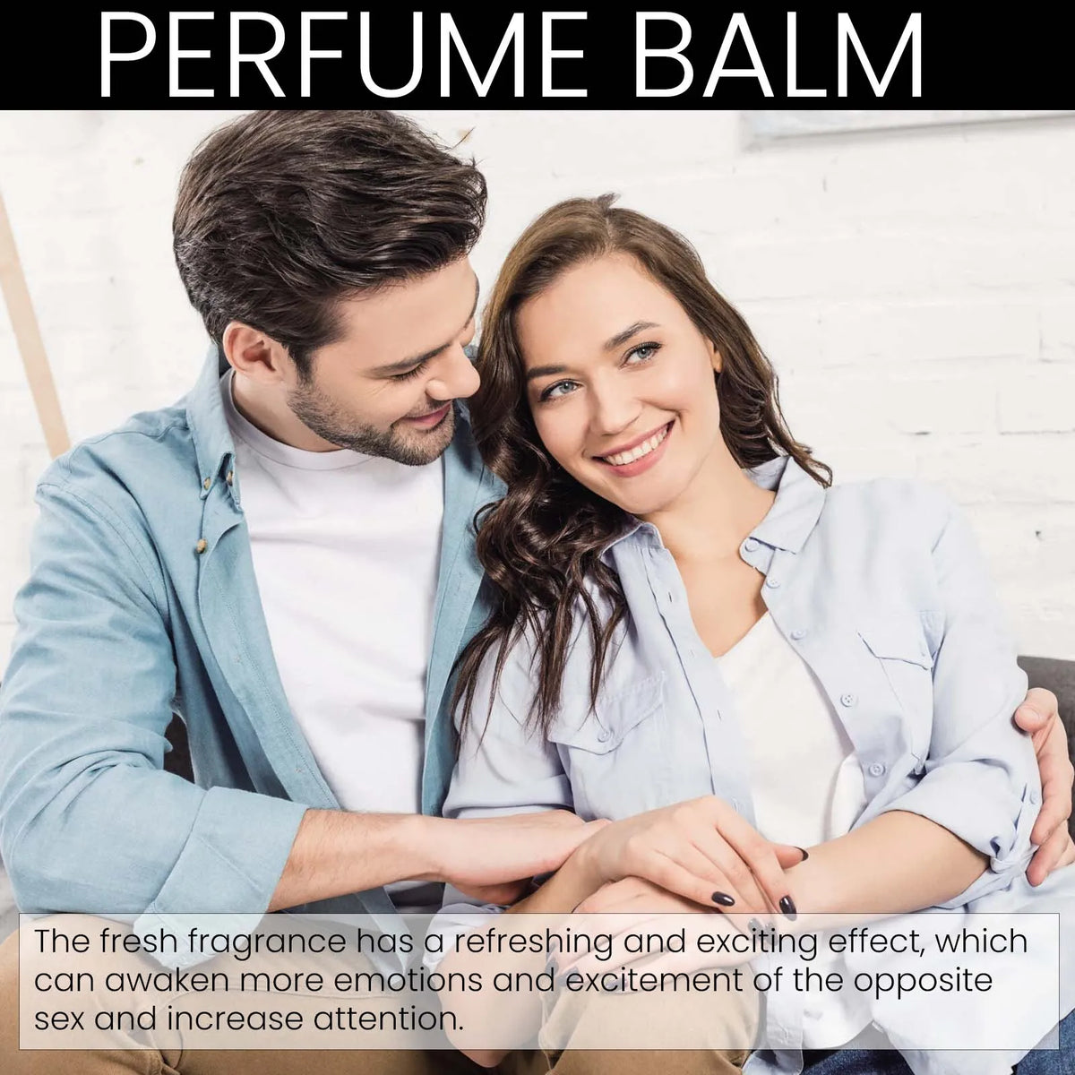 Unisex Solid Perfume Balm – Woody Sandalwood, Alcohol-Free Solid Perfume Balm Qst