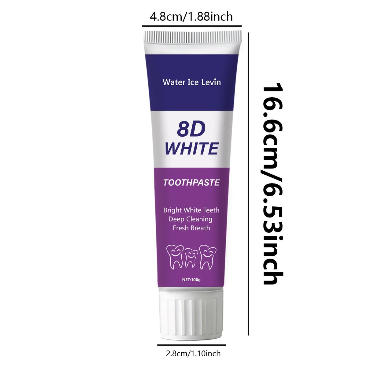 Purple Whitening Toothpaste – Alcohol-Free, Sulfate-Free | 100g Whitening Toothpaste Qme