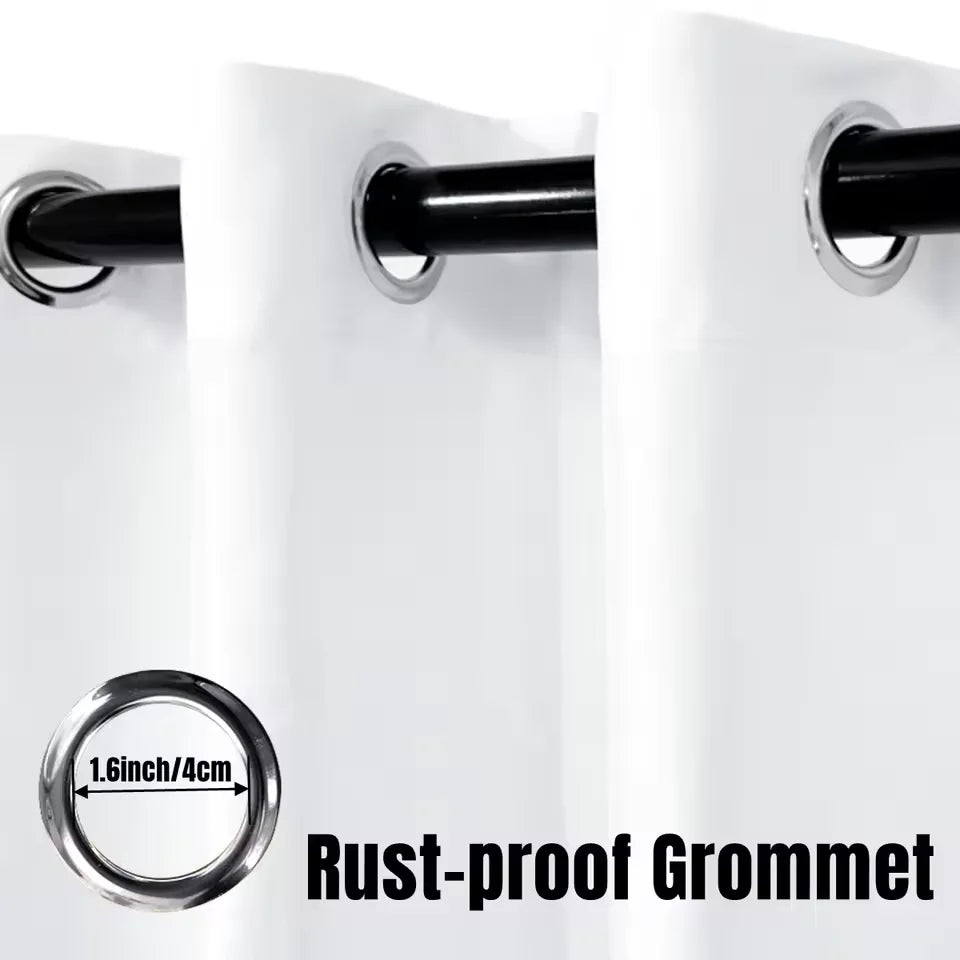 Waterproof Outdoor Privacy Curtain Grommet Top – Porch & Patio Outdoor Privacy Curtain Qst
