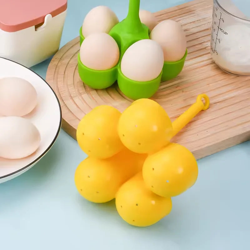 Silicone Egg Steamer Tray 3 & 5 Hole – Food-Grade Egg Cooker Egg Steamer Tray Qst