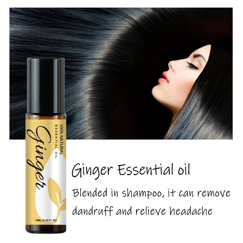 Natural Ginger Massage Oil – Drainage, Relaxation & Skin Care Massage Essential Oil Qst