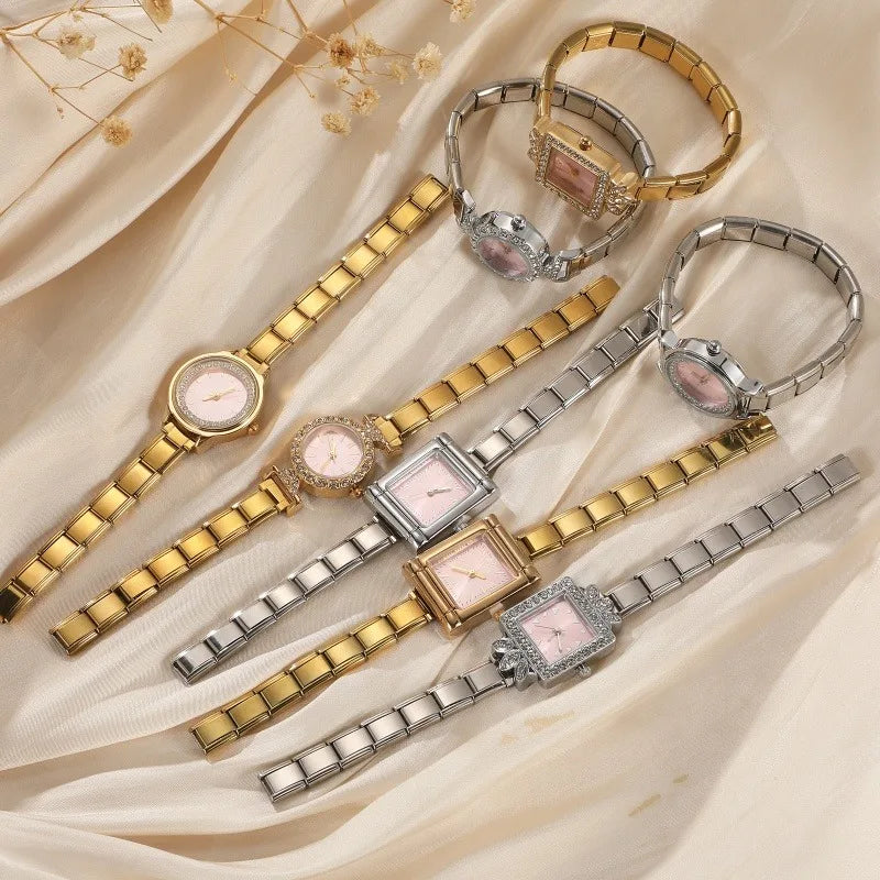 DIY Elastic Watch Bracelet – Stainless Steel, 41 Colors Elastic Watch Bracelet Qme