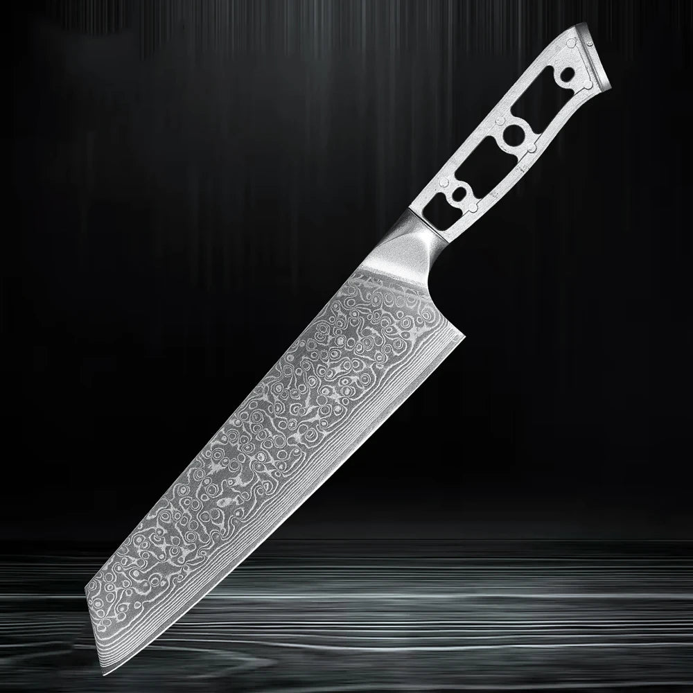 MOSTODOZO 8.5" Kiritsuke Blank Blade – 67-Layer Damascus Steel Chef Knife Blank Qst