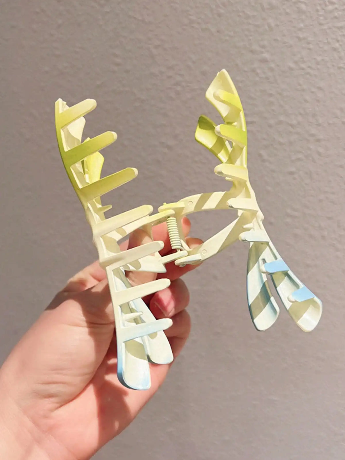 Dopamine Gradient Heart Shaped Hair Clip | Spring Summer Hair Clip Qme