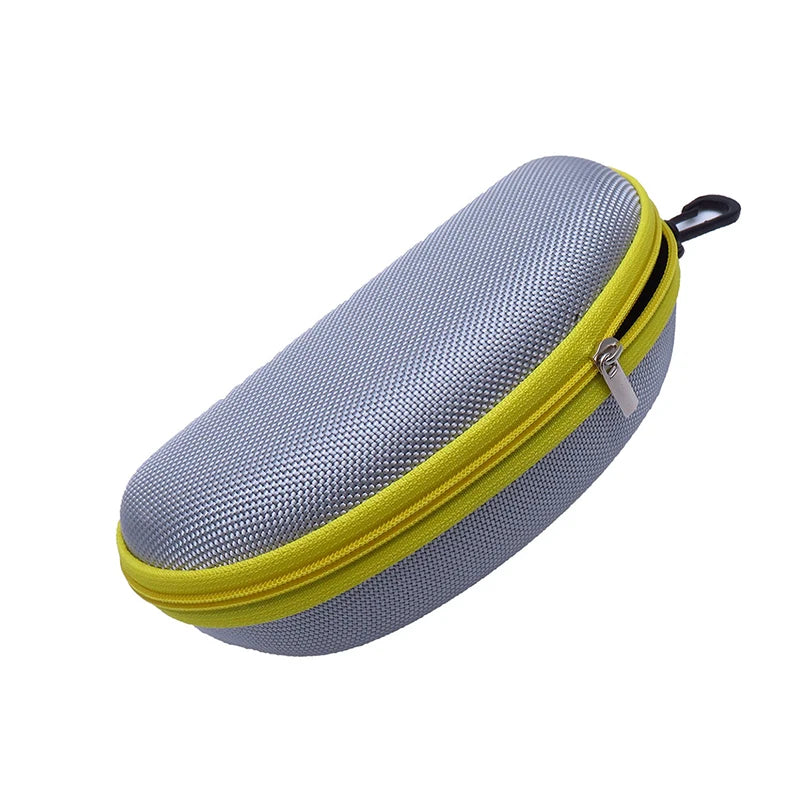 EVA Hard Glasses Case with Carabiner Hook | Colorful Zipper Eyeglasses Case Qst A4