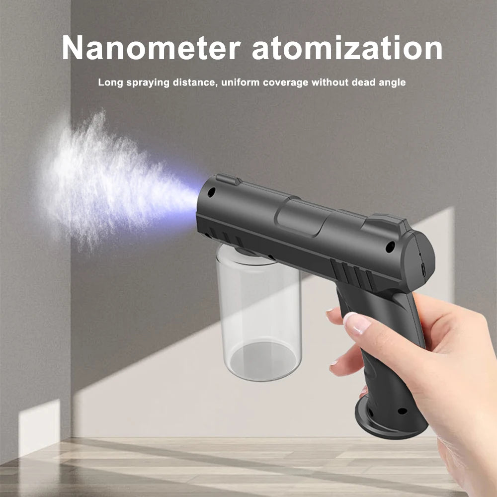 280ml Wireless Nano Mist Sprayer USB Blue Light Electric Electric Mist Sprayer Qst