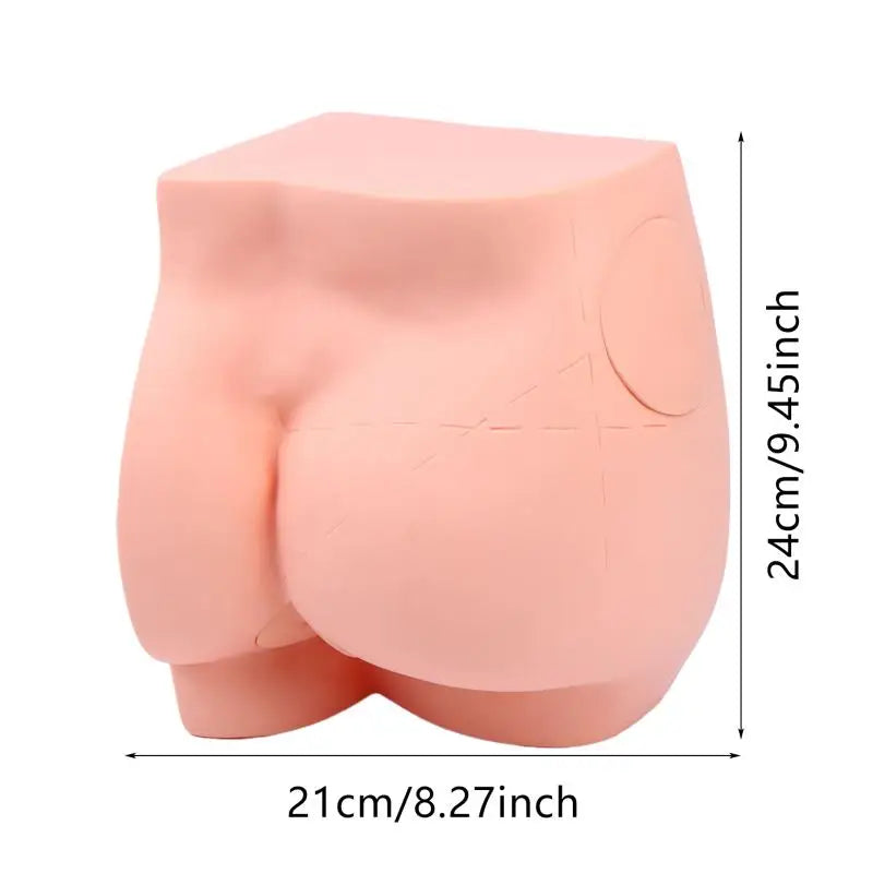 Hip Injection Simulation Anatomical Manikin | Reusable PVC Model Anatomical Training Model Qme