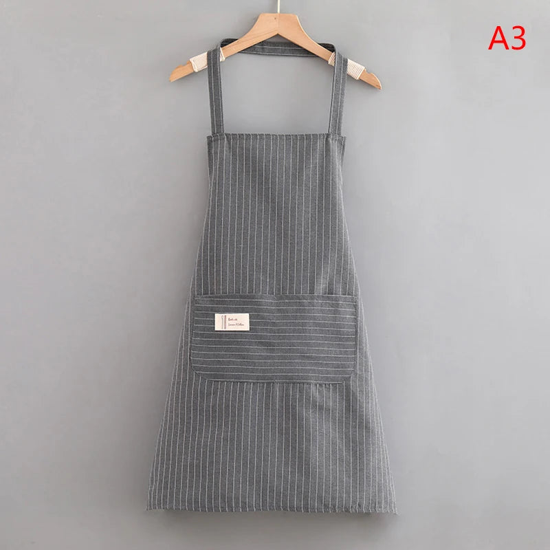 Oil-Proof Sleeveless Hanging Neck Kitchen Apron – Breathable Kitchen Apron Qst A3