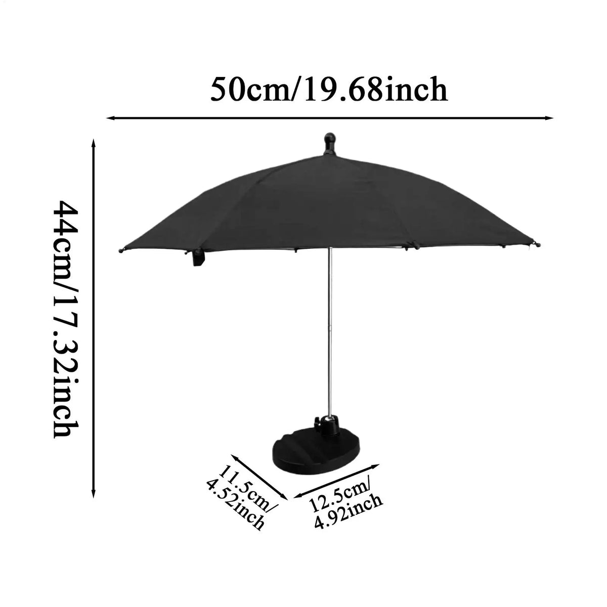 Mini Telescopic Phone Sun Canopy – Windproof Table Umbrella Phone Sun Canopy Qme