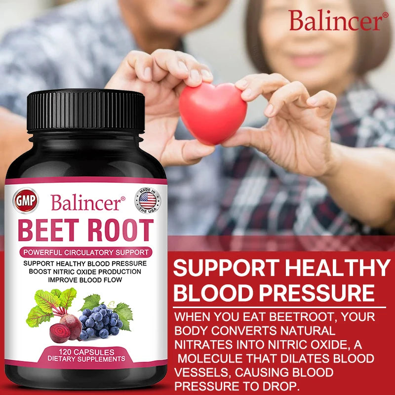 Balincer Beetroot Capsules – Antioxidant & Energy Support Beetroot Supplement Qst
