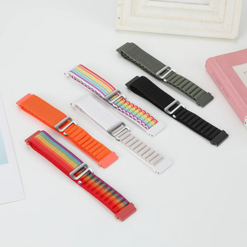 Nylon Quick Release Strap for Samsung Galaxy Watch 4 5 6 | 15 Colors Watch Band Qme