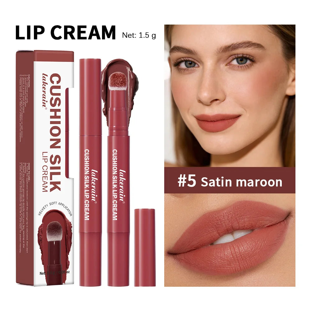 Matte Rotating Lipstick & Cheek Tint – Velvet Lip Mud Lip & Cheek Tint Qst 05