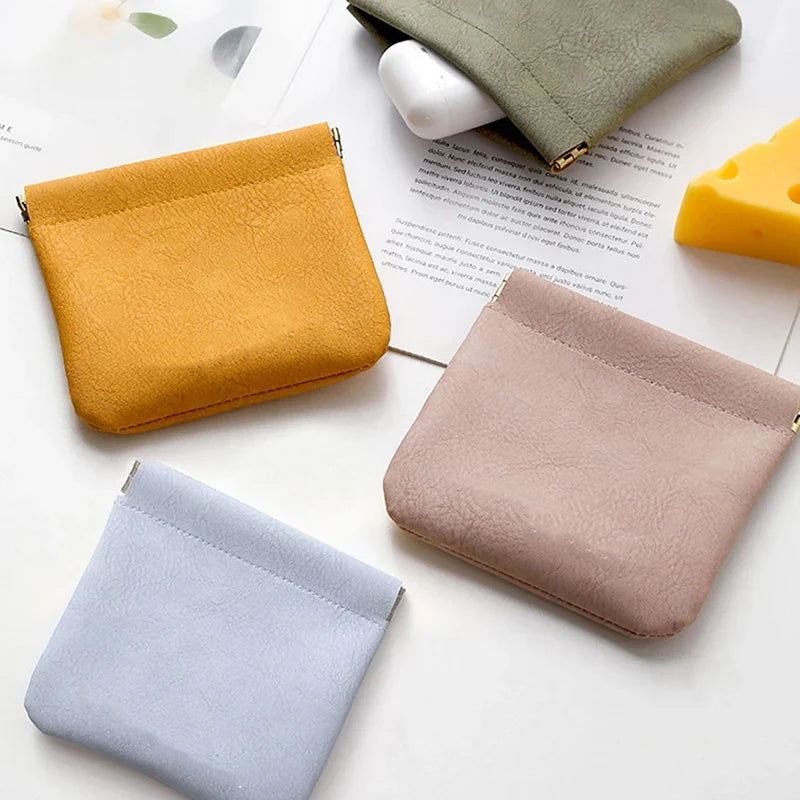 Leather Cosmetic Pouch – Jewelry, Earphone & Lipstick Organizer Cosmetic Organizer Pouch Qme