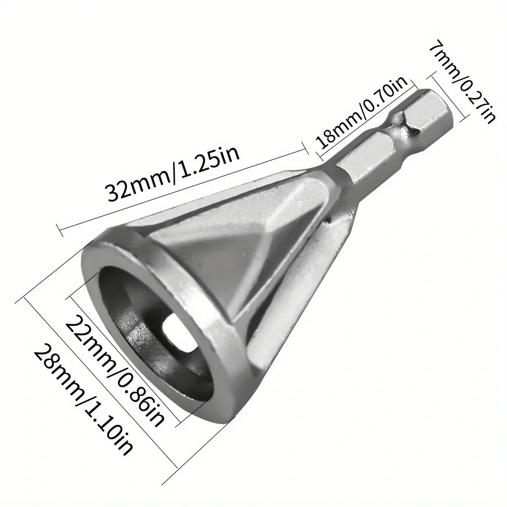 Metal Deburring Chamfering Tool – Fits Various Chuck Drills Deburring Chamfering Tool Qme