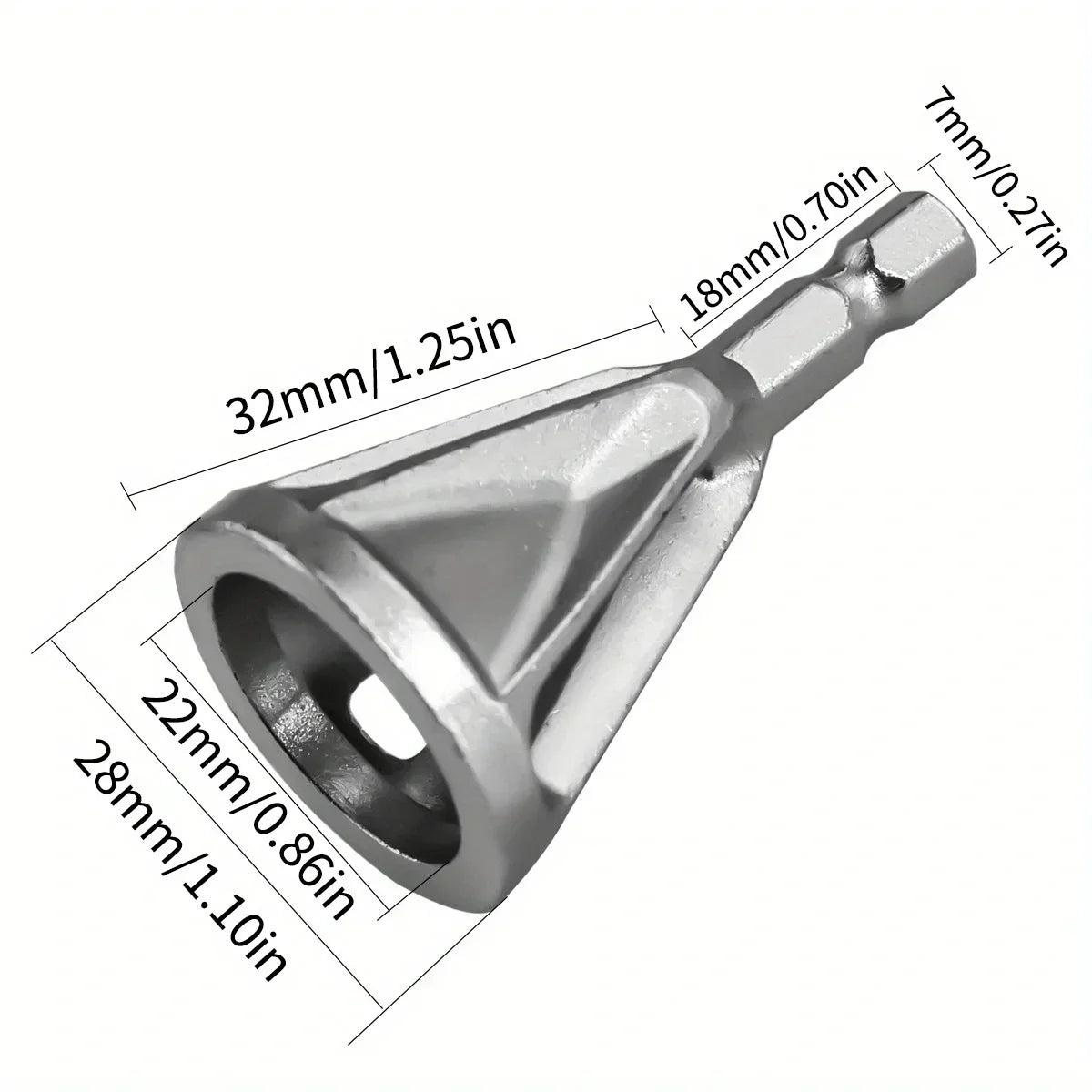 Metal Deburring Chamfering Tool – Fits Various Chuck Drills Deburring Chamfering Tool Qme