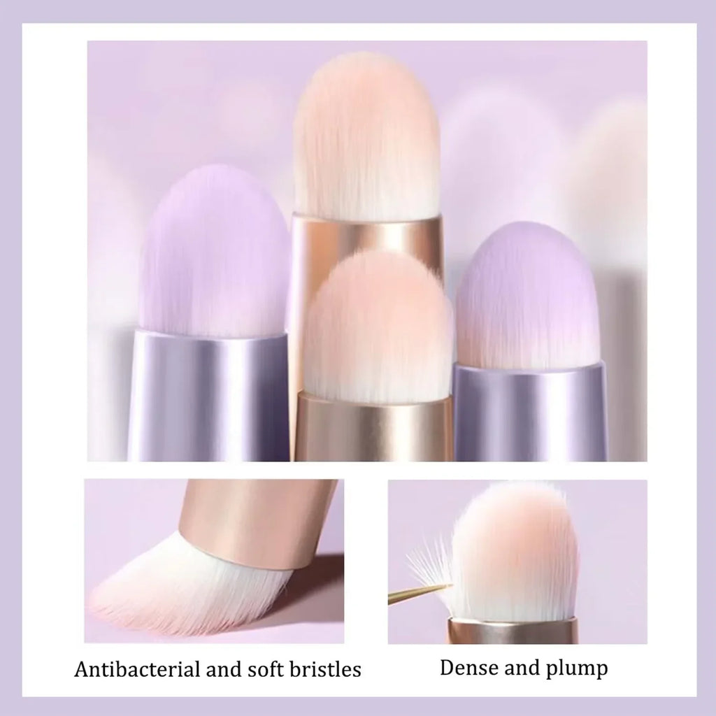 Mini Silicone Lip Brush & Concealer Applicator with Cover Makeup Applicator Brush Qme