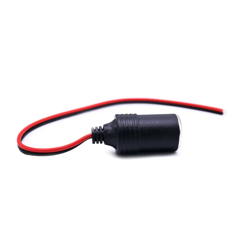 12V 120W Female Car Cigarette Lighter Socket Cable Adapter Car Power Adapter Qme