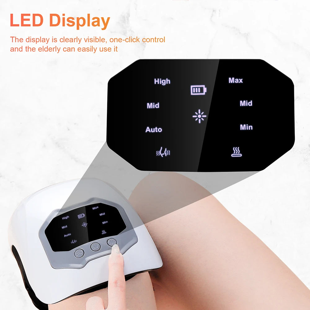 Wireless Smart Knee Massager – Vibration & Air Pressure Wireless Joint Massager Qst