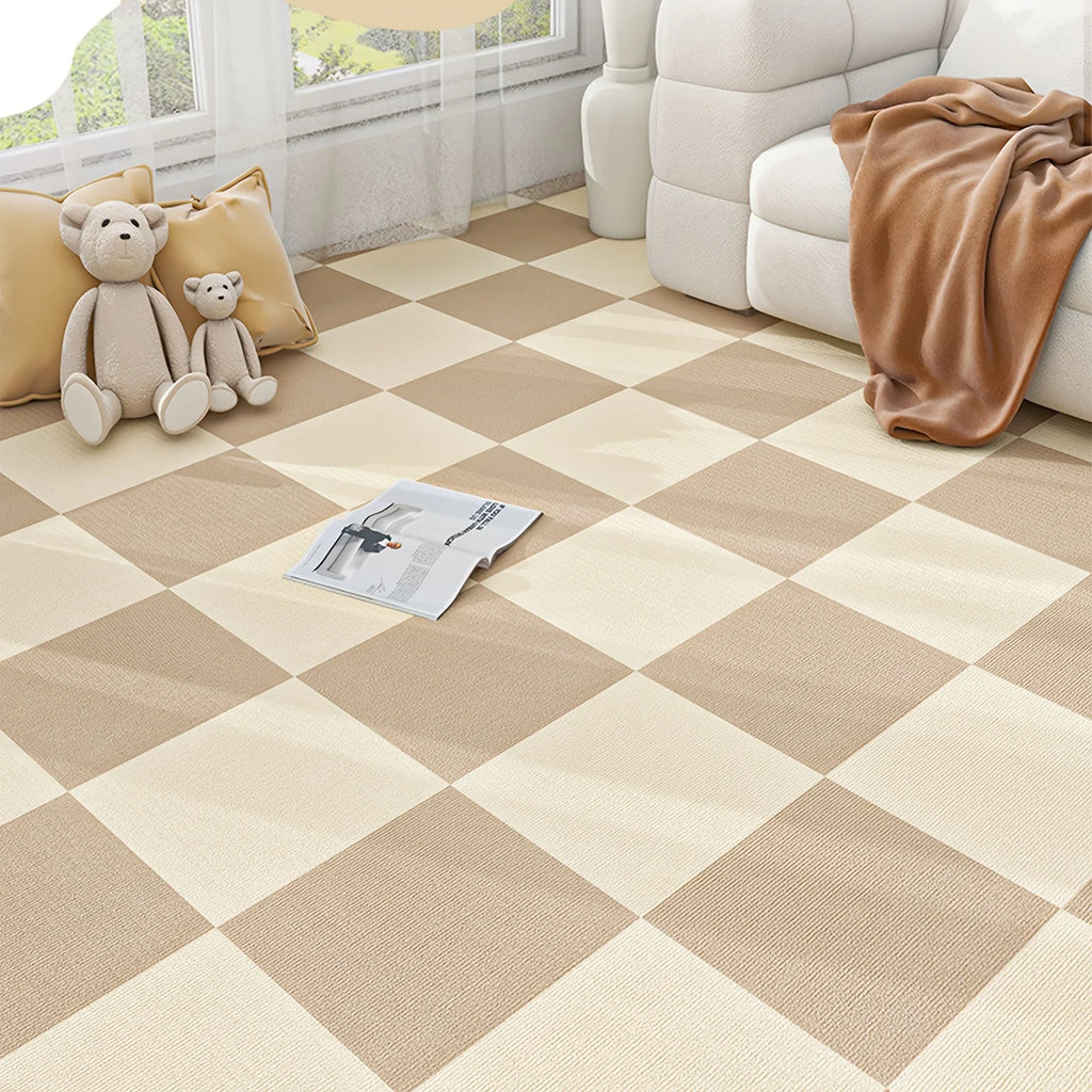 Self-Adhesive Carpet Tiles 30x30cm – Non-Slip Floor Mat Carpet Floor Tile Qst
