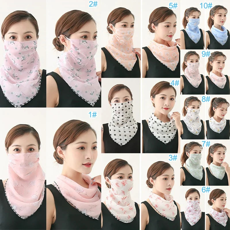 Women's Cycling Mask Scarf – UV & Dustproof Outdoor Cover Cycling Mask Scarf Qme
