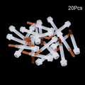 Disposable Nail Polish Brushes Brown Bristle Applicators 5–10 Pack Nail Applicator Brushes Qme 20Pcs