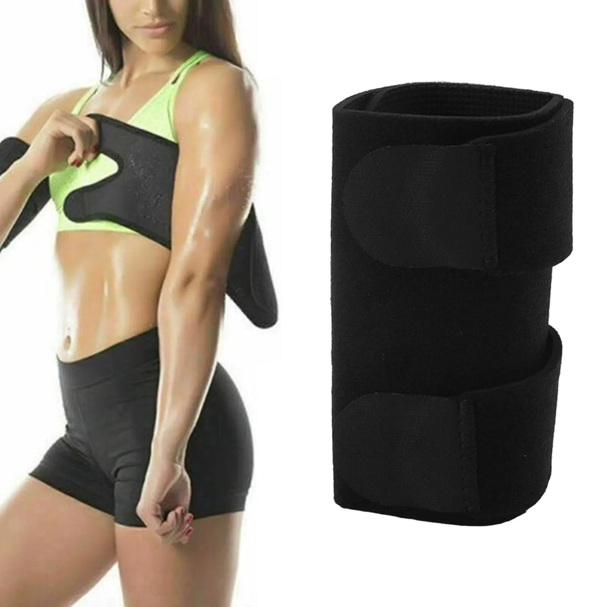 Upper Arm Compression Sleeve – Adjustable Strap Support Arm Compression Sleeve Qme