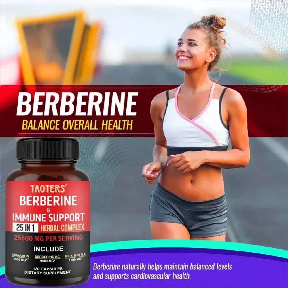 Ceylon Cinnamon & Berberine Capsules – Heart, Gut & Immune Herbal Supplement Qst