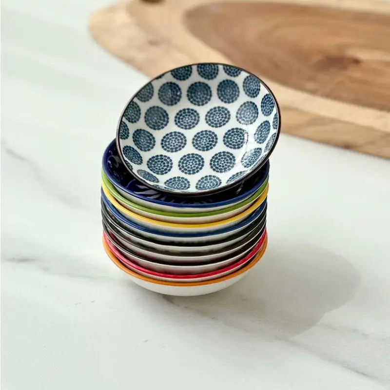 Bohemian Ceramic Condiment Sauce Dishes – 11 Colors Ceramic Condiment Dish Qme