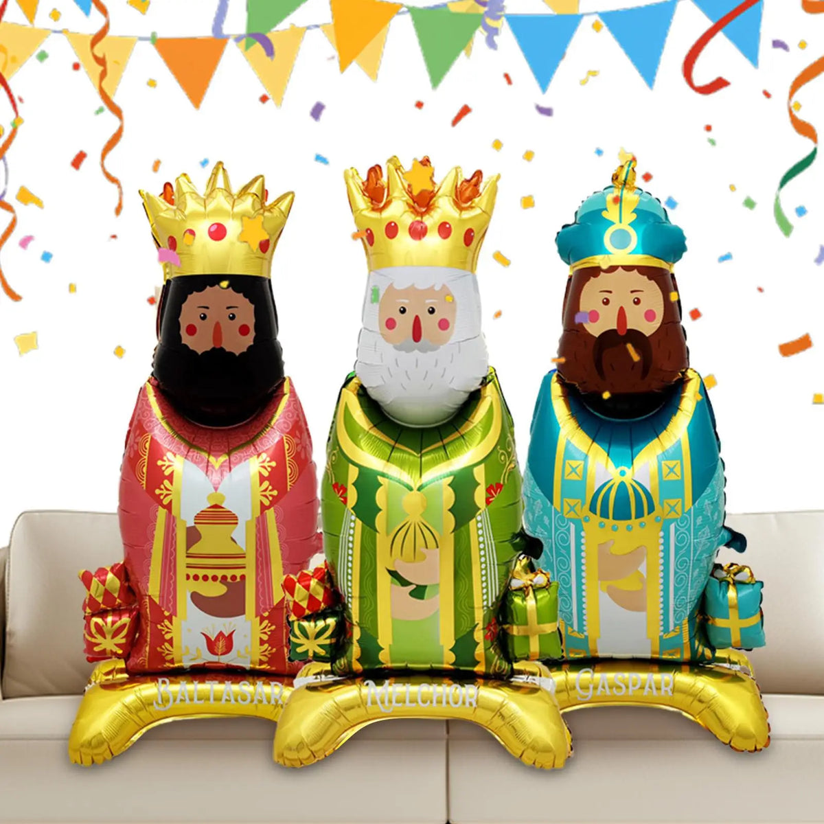 Cartoon King Crown Foil Balloon – Large Party Decoration Party Foil Balloon Qme