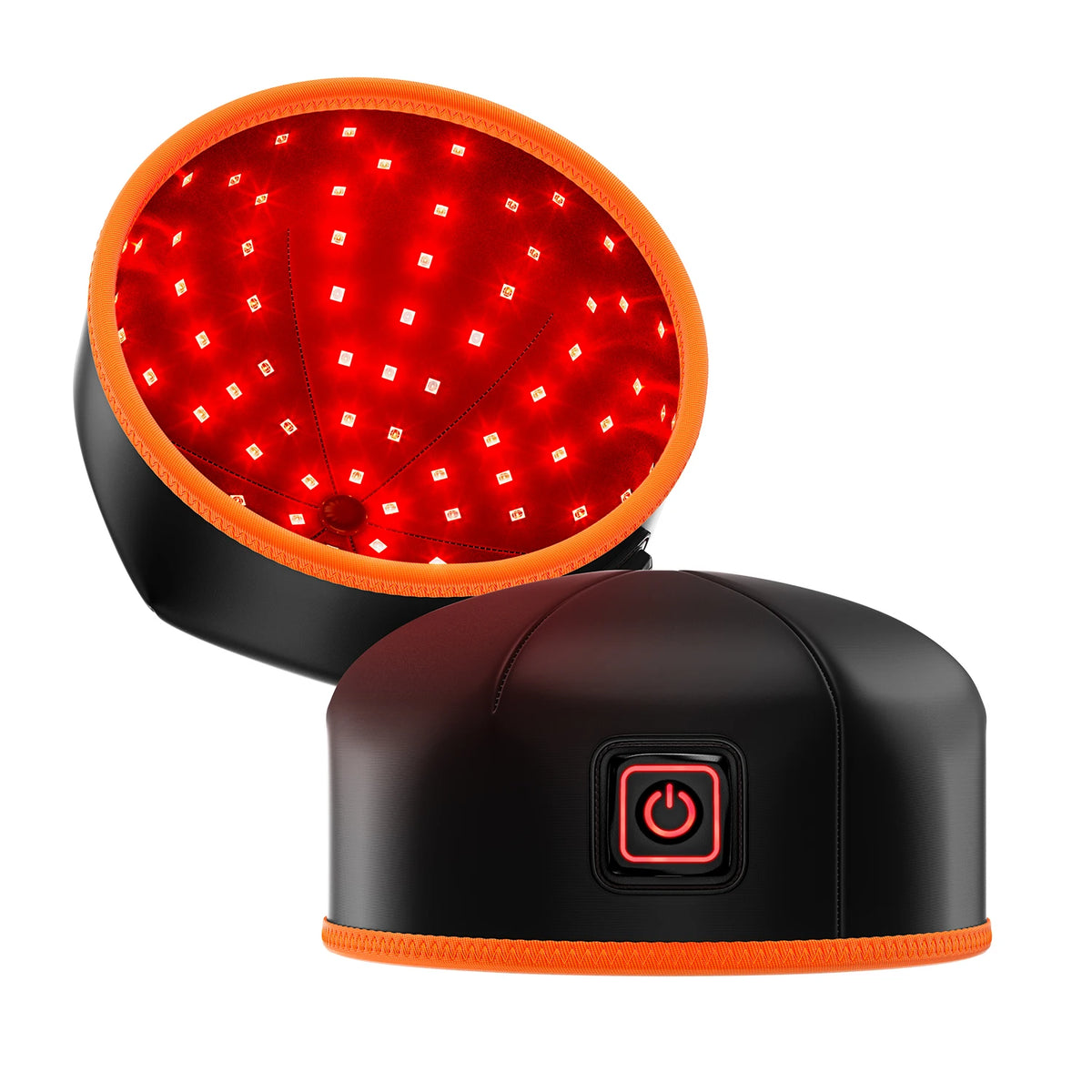 Red Light Therapy Hair Growth Hat – 102 LEDs, 660nm & 850nm LED Hair Growth Hat Qst Black