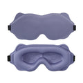 3D Blackout Sleep Mask – Soft Contoured Eye Mask for Travel Sleep Eye Mask Qme PURPLE