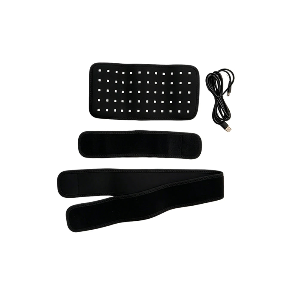Pet Red Infrared Light Therapy Belt – 660nm 830nm for Dogs Pet Light Therapy Belt Qst NO Box-Black